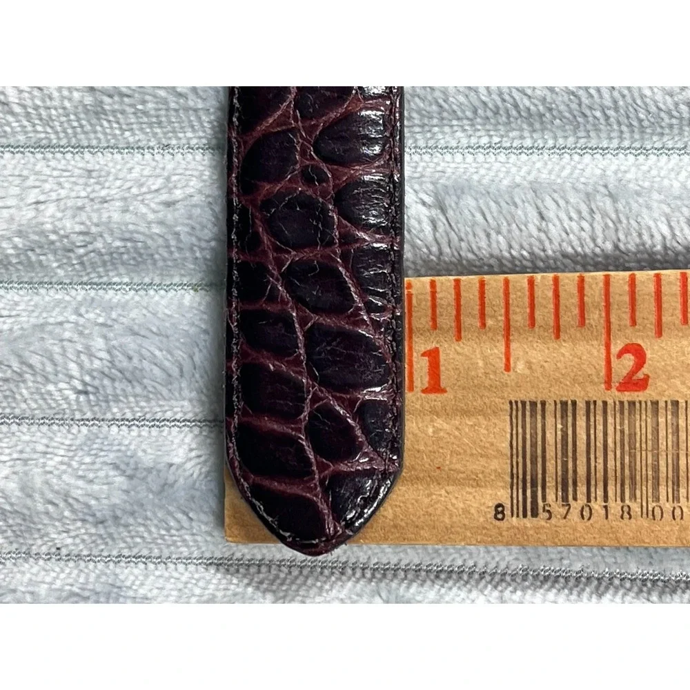 Guess Jeans Geniune Leather Youth Size M Belt Made In‎ USA Vintage Thin 1